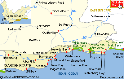 Jungle Maps Map Of Africa Garden Route